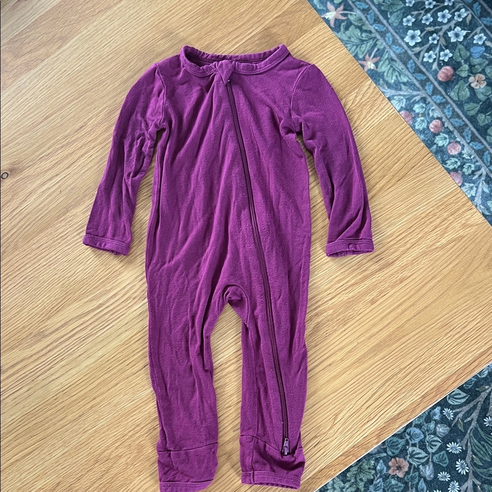 Kyte Baby 6-12m Romper Zippy Pajamas Purple